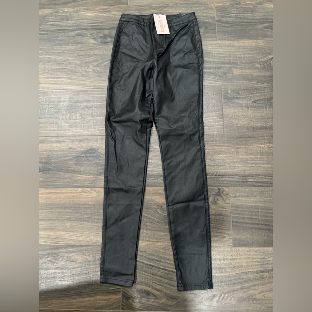 Missguided tall vice coated skinny pants